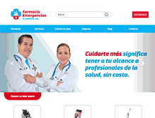 Tablet Screenshot of farmaciaemergencias.com